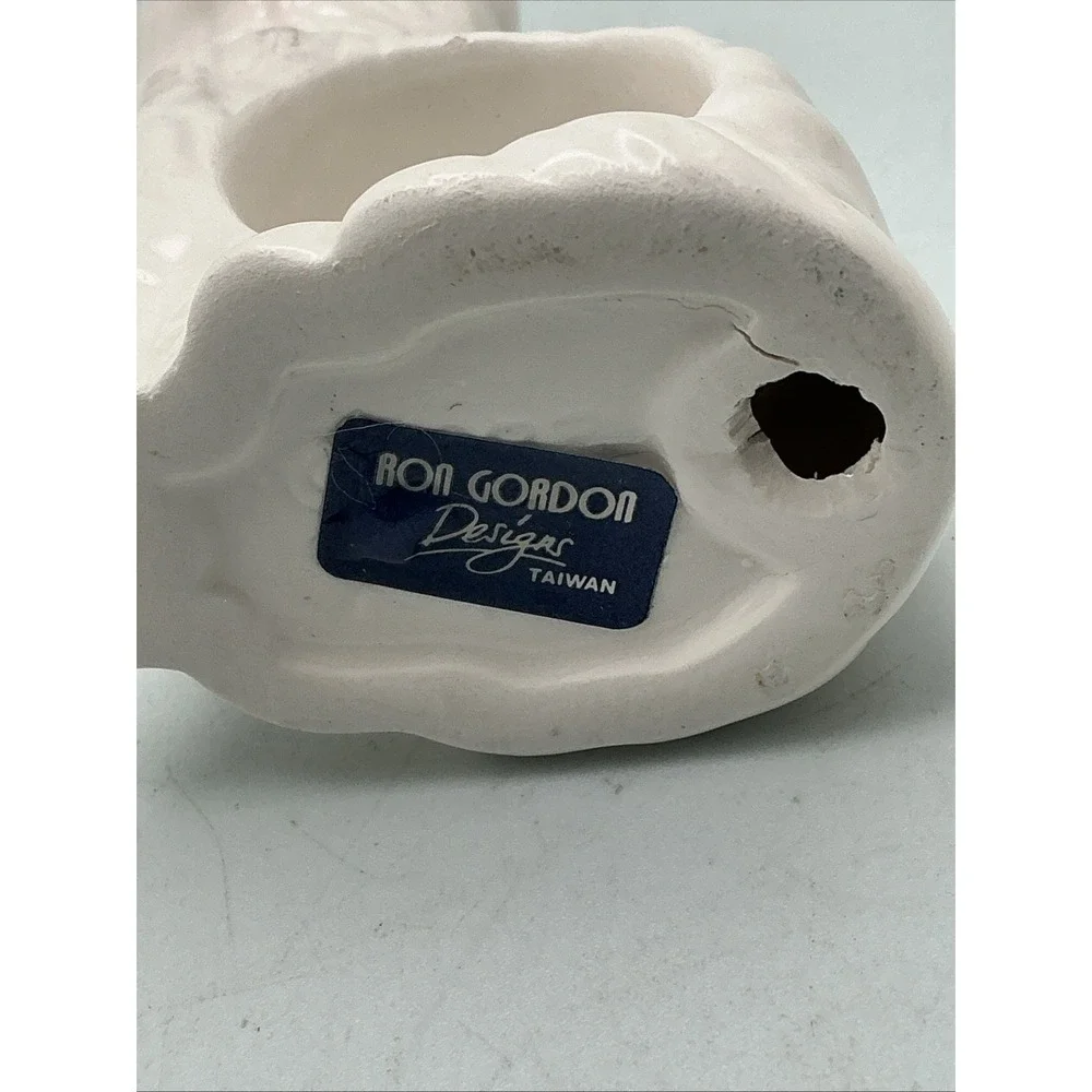 Vintage 1980s Ron Gordon Designs White Cat‎ Napkin Holders Taiwan